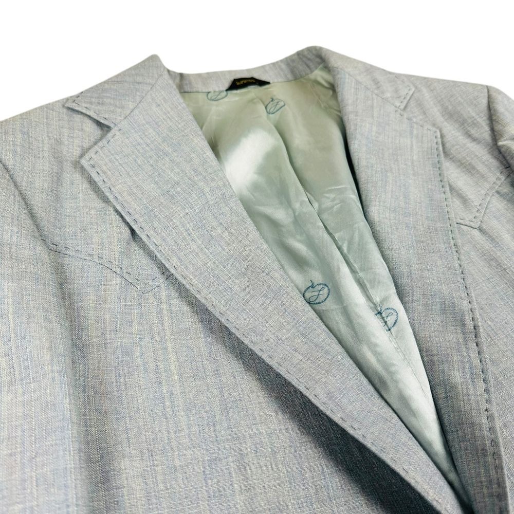 Vintage Lasso Sport Coat Men's 40L Western Rockabilly Disco‎ Suit Jacket Cowboy